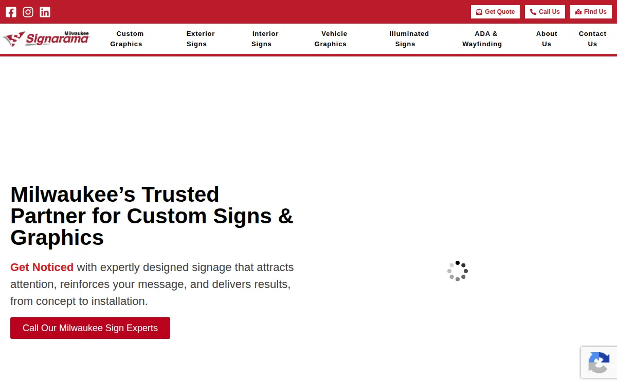 Homepage of S.a.r. of Milwaukee, LLC