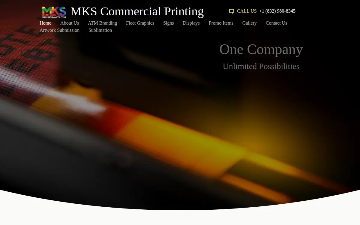 Homepage of Mks Global Supply LLC