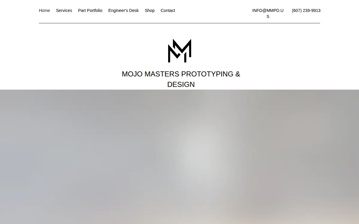 Homepage of Mojo Masters LLC
