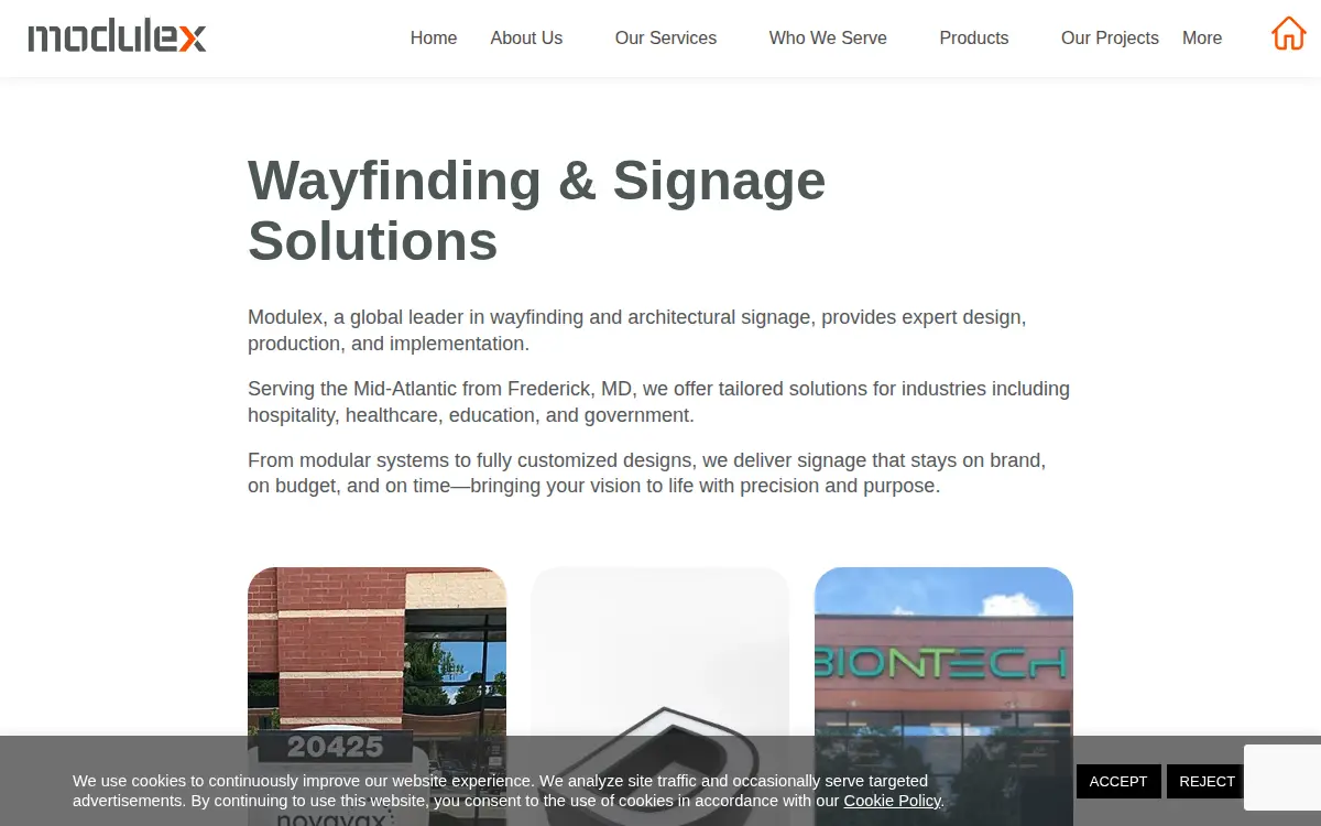 Homepage of Smi Sign Systems, INC.