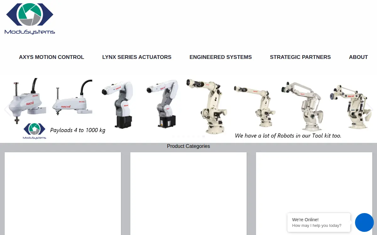 Homepage of Modusystems, INC