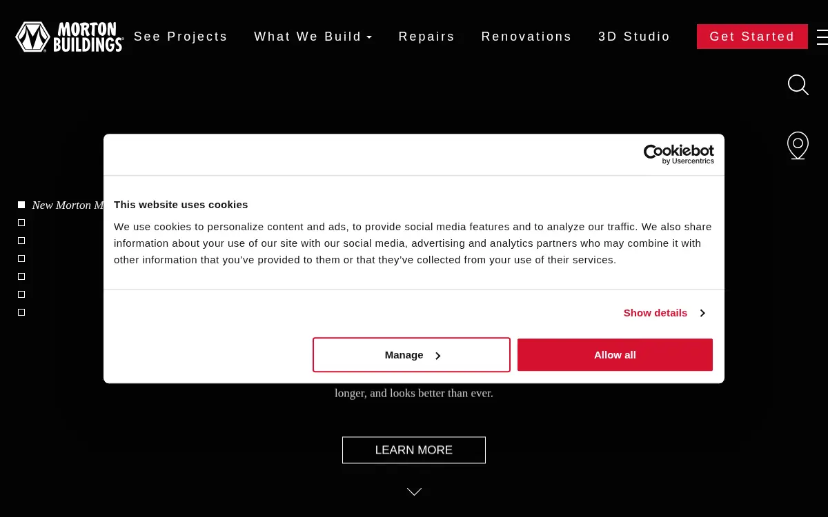 Homepage of Morton Buildings, INC