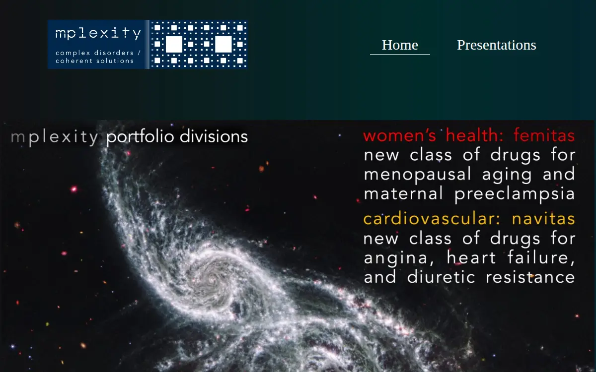 Homepage of Mplexity, INC.