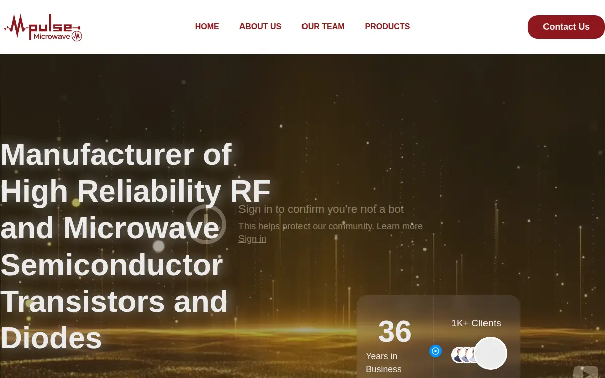 Homepage of M-pulse Electronic Components INC.