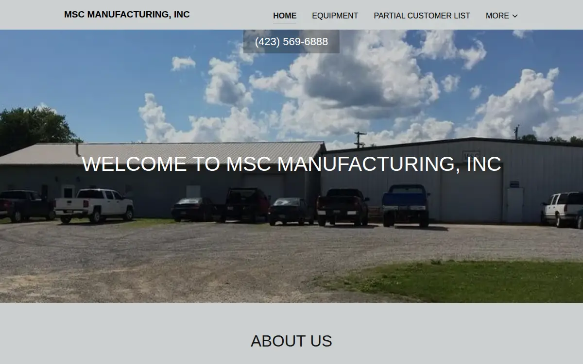 Homepage of Msc Manufacturing INC