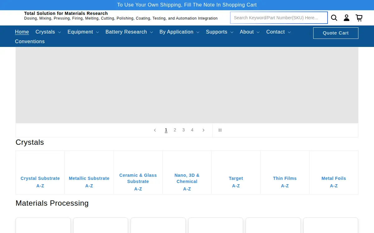 Homepage of Mti Corporation