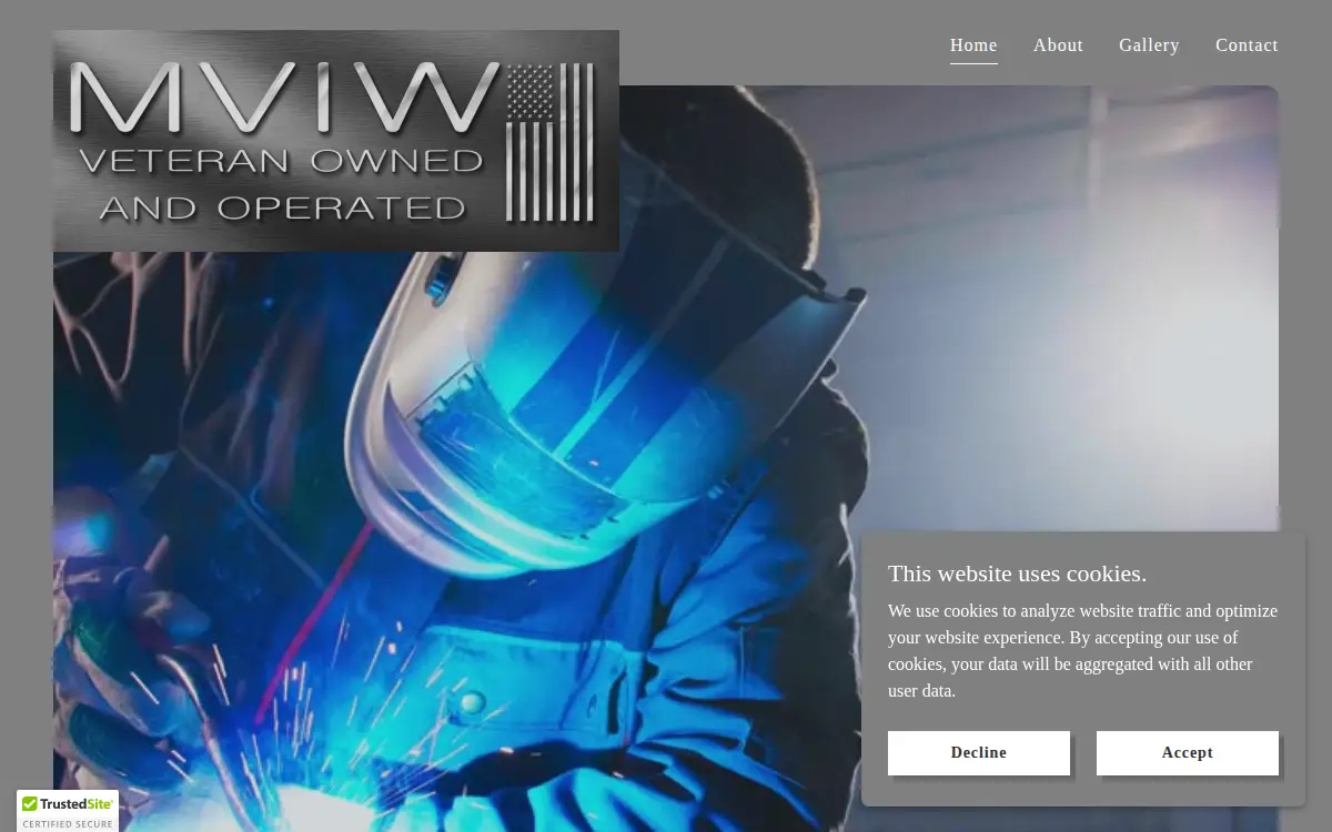 Homepage of Mount Vernon Iron Works, LLC