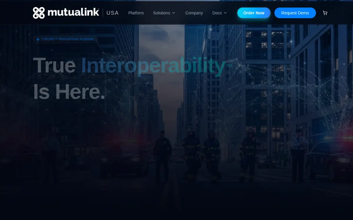 Homepage of Mutualink, INC.