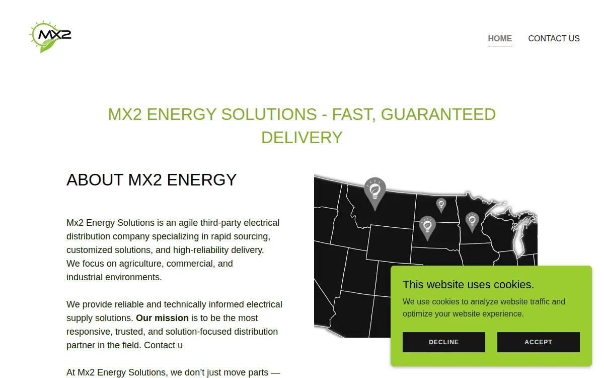 Homepage of P15 Ventures, LLC