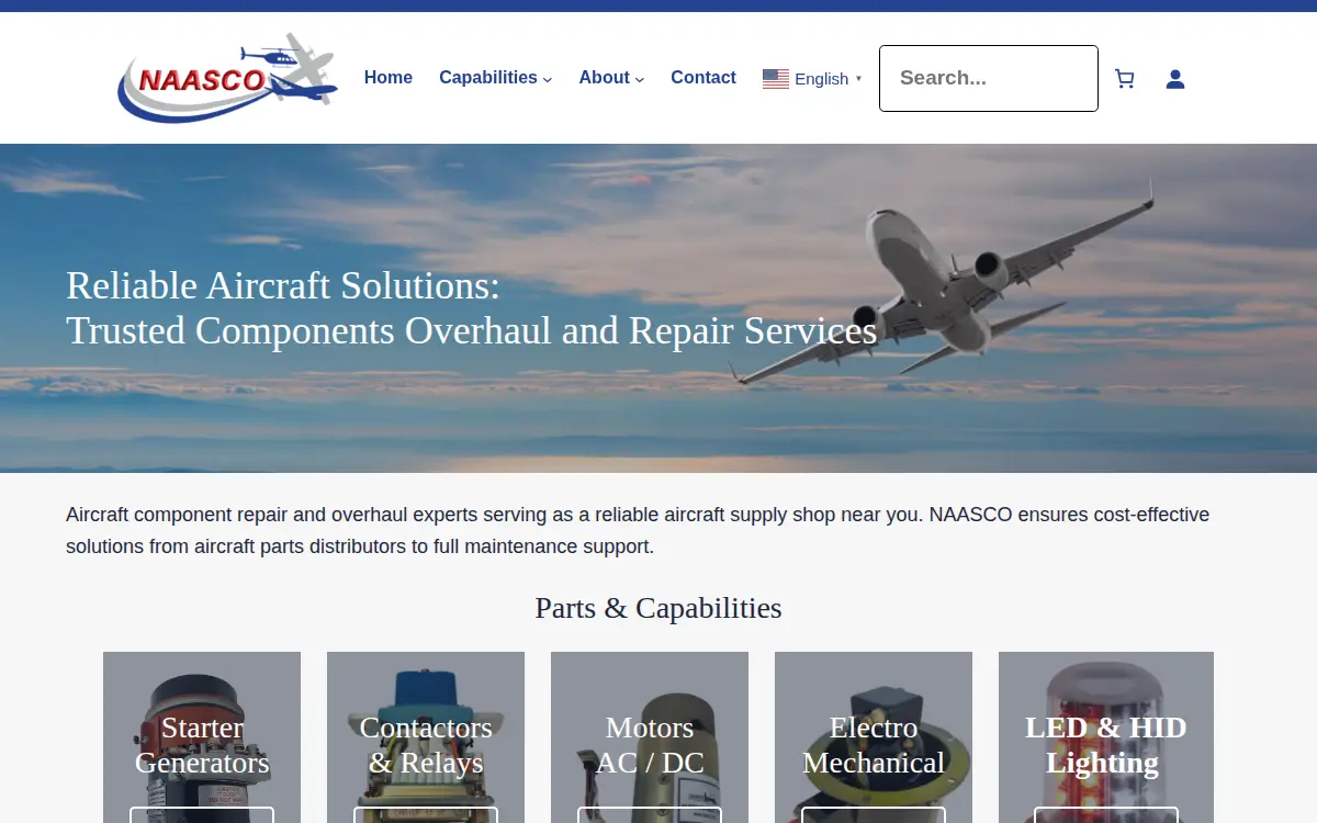 Homepage of Naasco Northeast CORP.