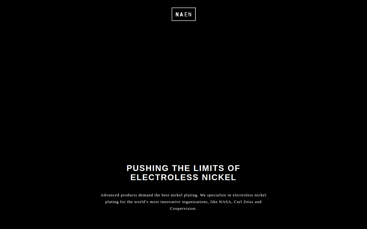 Homepage of North American E.n., INC.
