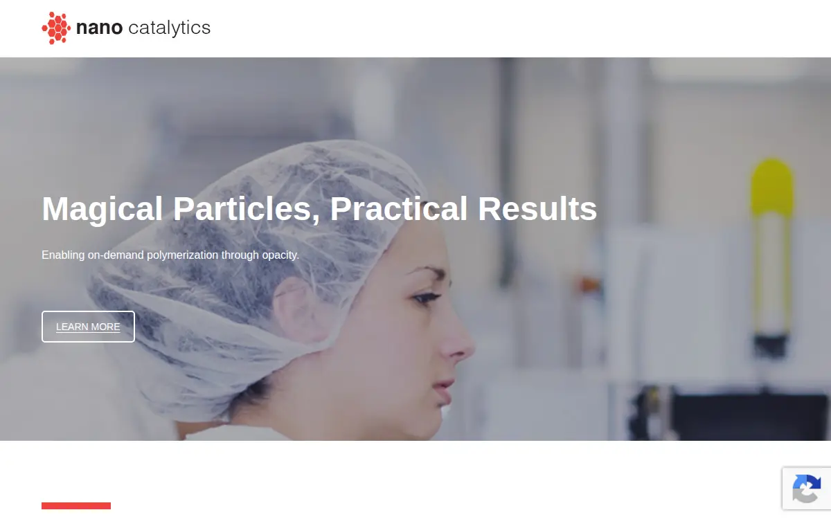 Homepage of Nano Catalytics INC
