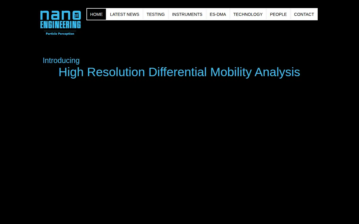 Homepage of Nanoengineering Corporation