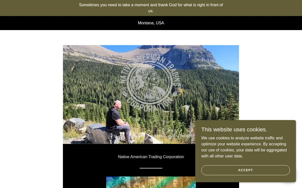 Homepage of Native American Trading Corporation (natc)