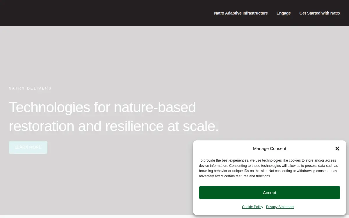 Homepage of Natrx INC