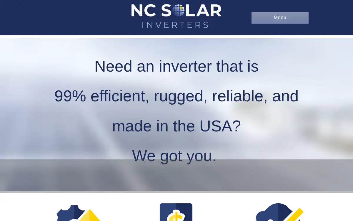 Homepage of Nc Solar Inverters LLC