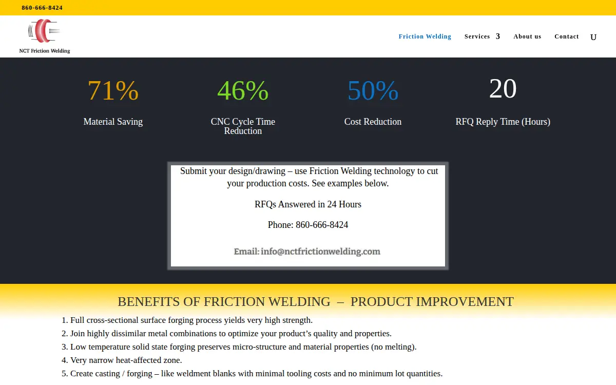Homepage of N.c.t., INC.
