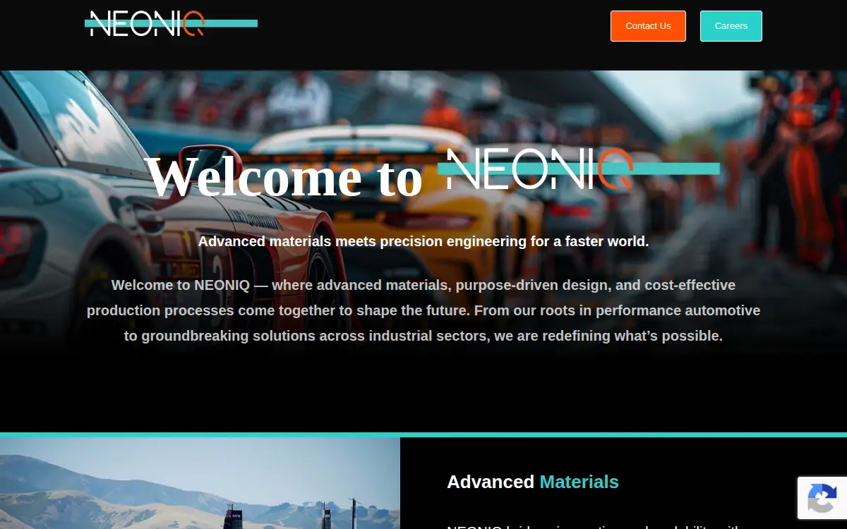 Homepage of Neoniq Usa, LLC