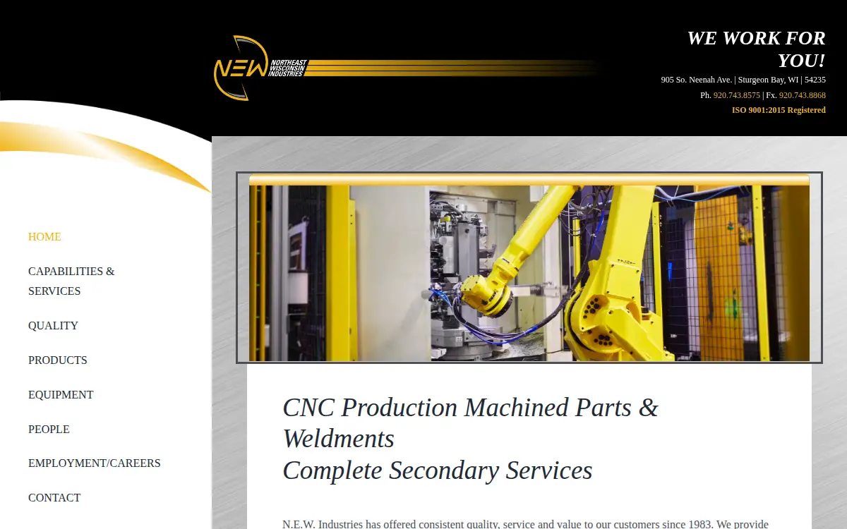 Homepage of New Industries, INC.