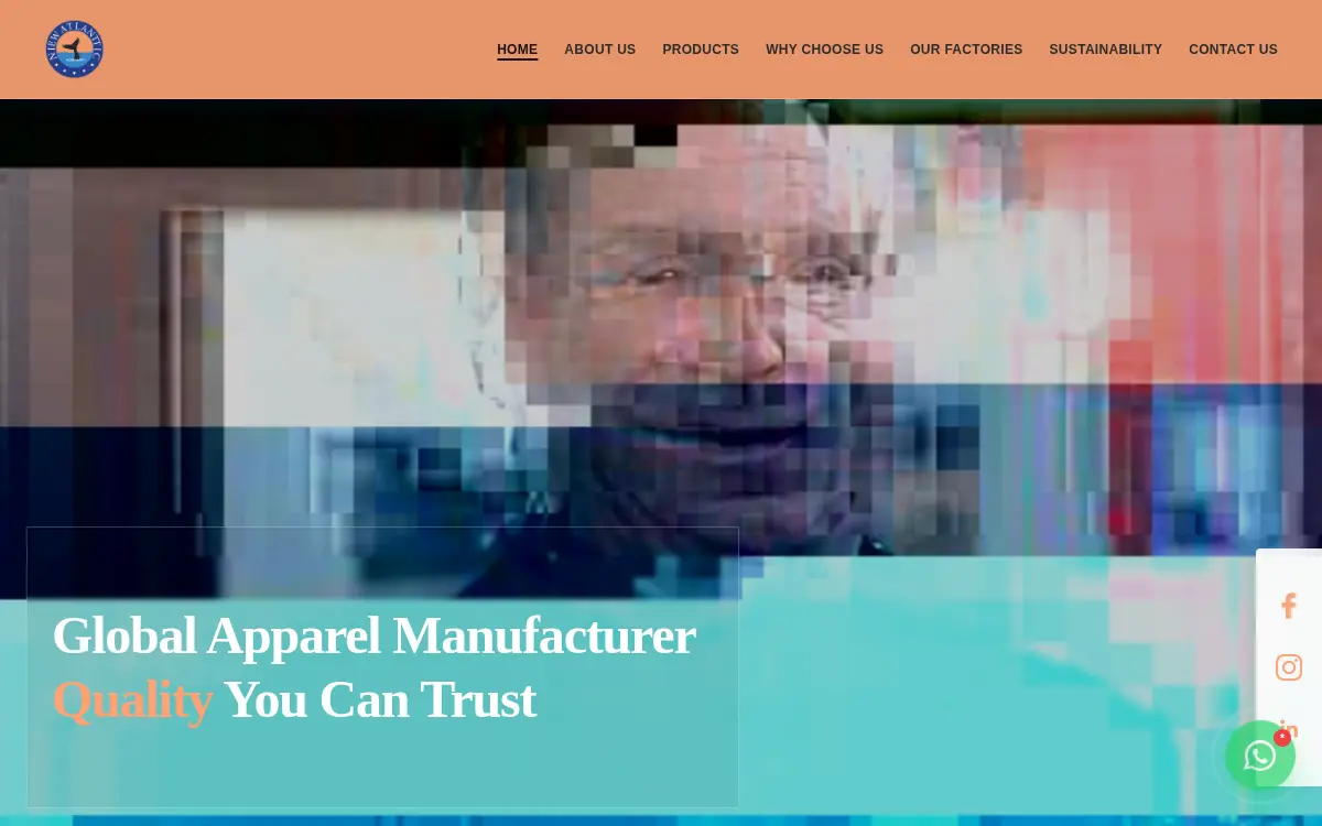 Homepage of New Atlantic Global, LLC
