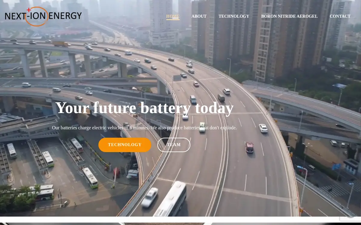 Homepage of Next-ion Energy, INC
