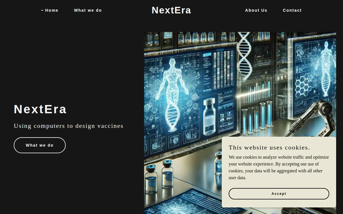 Homepage of Nextera, LLC
