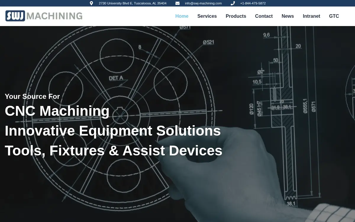 Homepage of North Georgia Equipment Solutions, LLC