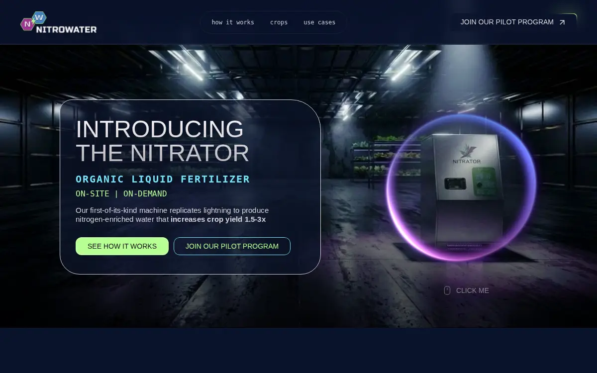 Homepage of Nitrowater USA INC