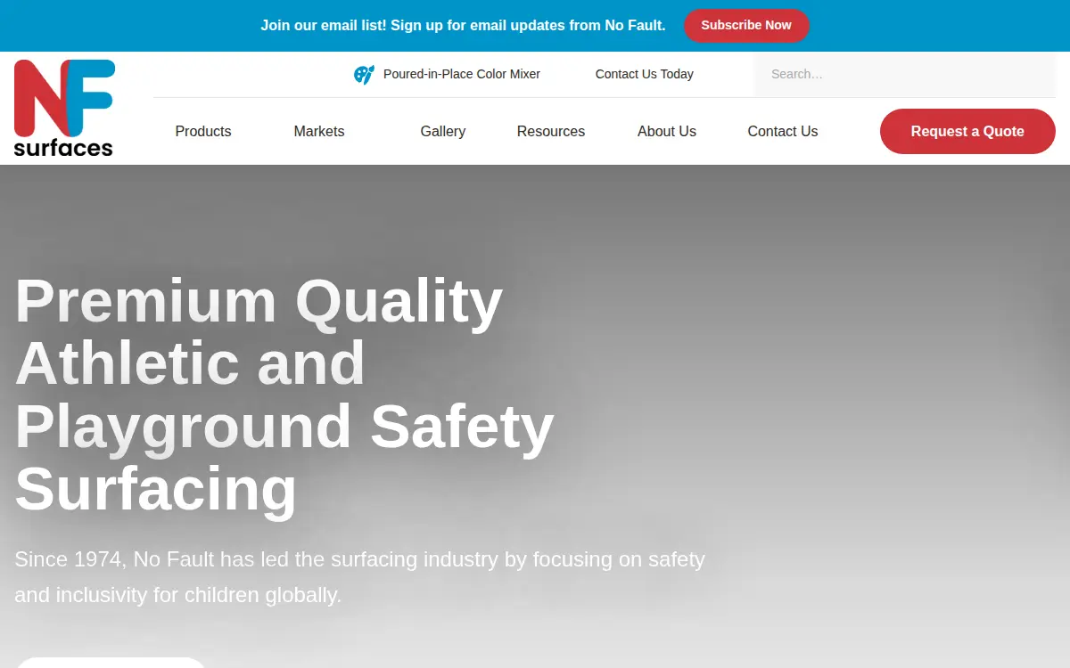 Homepage of No Fault LLC