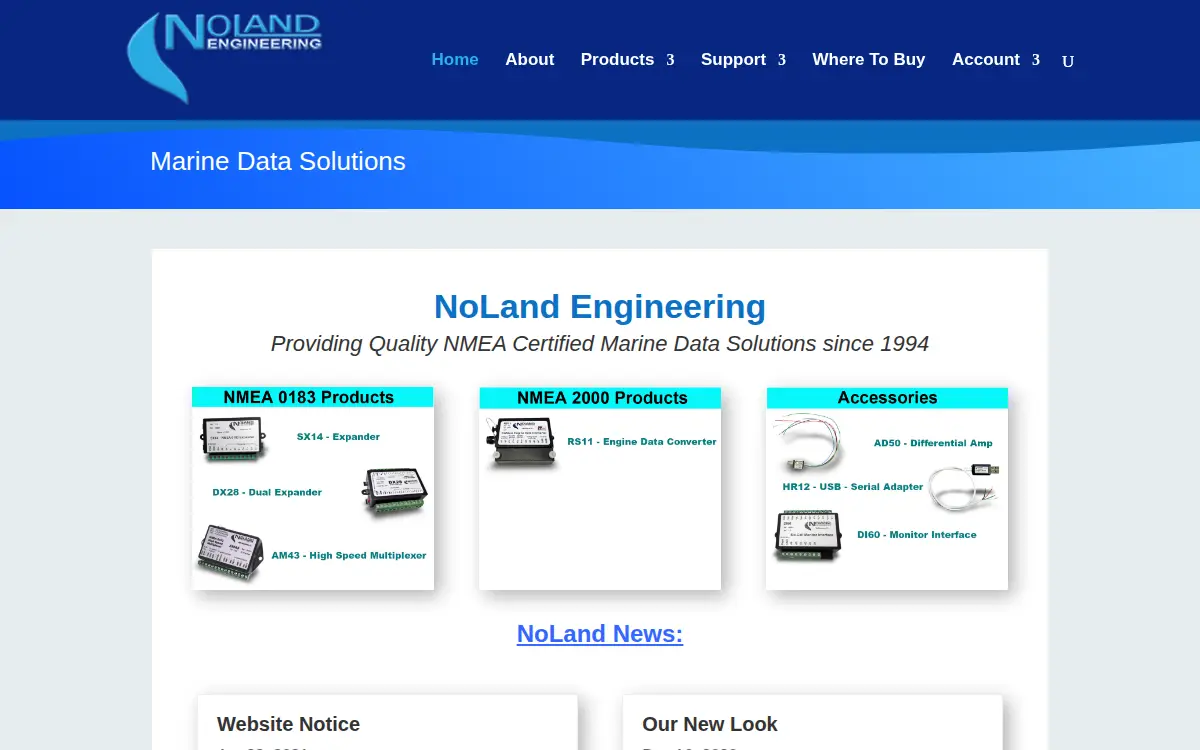 Homepage of Noland Engineering INC