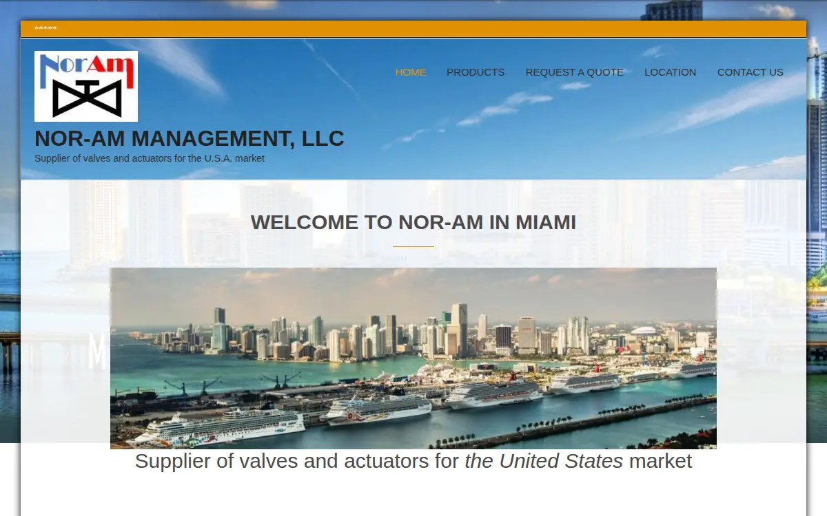 Homepage of Nor-am Management LLC