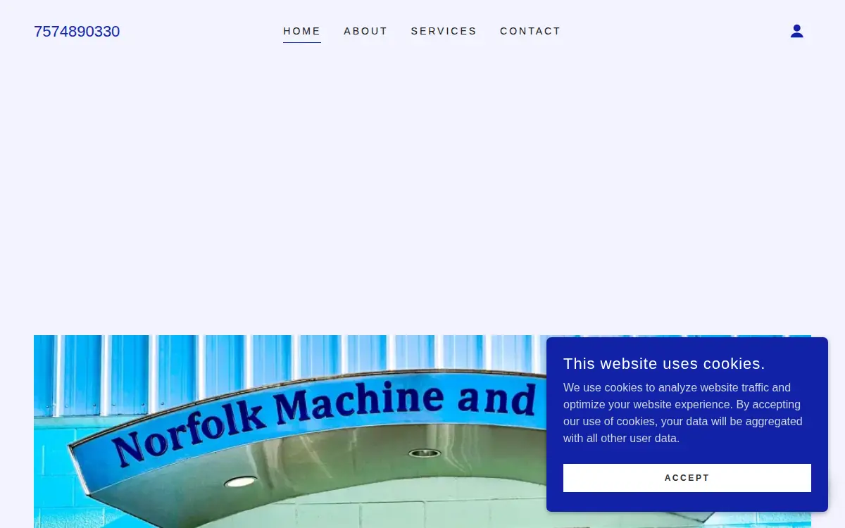 Homepage of Norfolk Machine and Welding, INC.