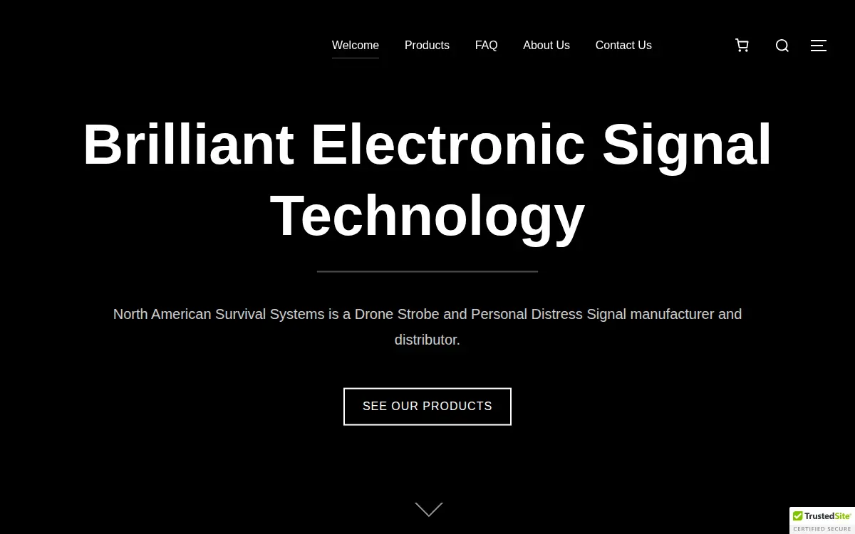 Homepage of North American Laser Flares LLC