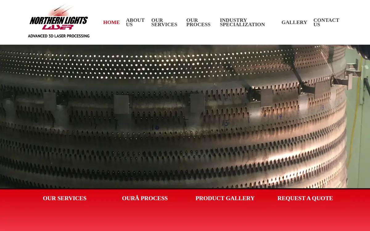 Homepage of Northern Lights Laser INC