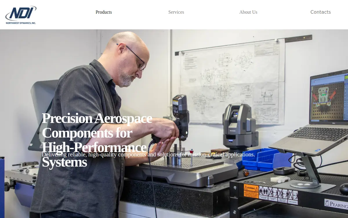 Homepage of Northwest Dynamics, INC.