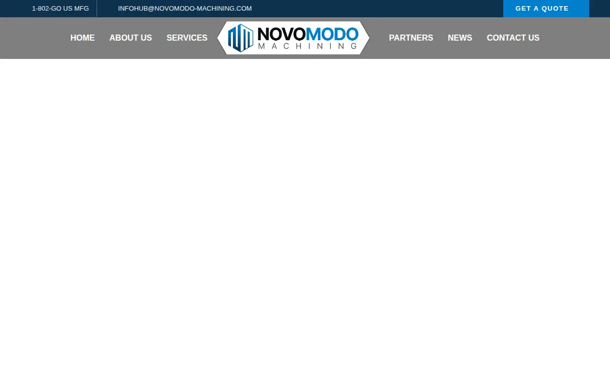 Homepage of Novo Modo LLC