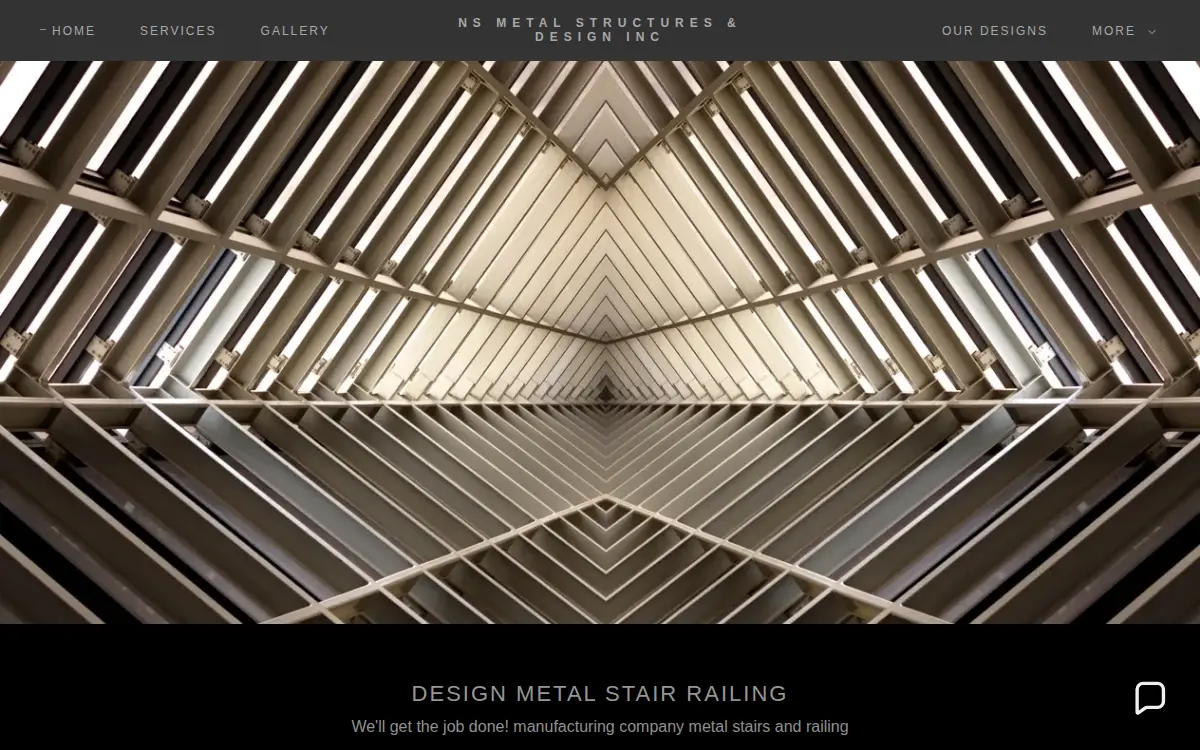 Homepage of Ns Metal Structures & Design, INC