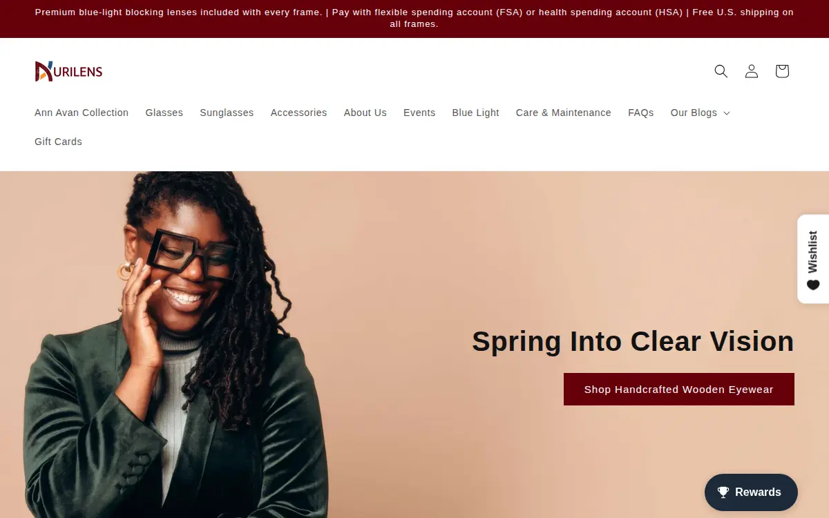 Homepage of Nurilens LLC