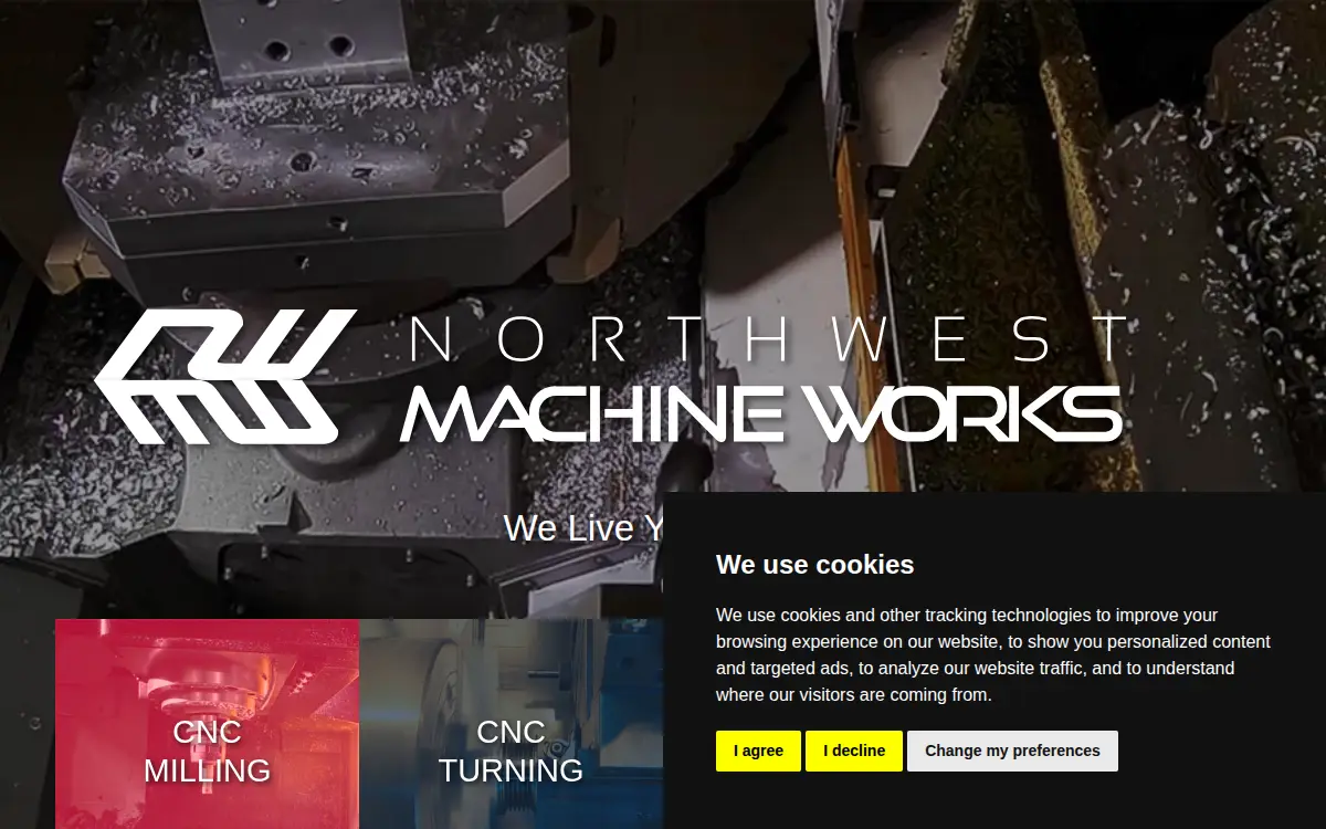 Homepage of Northwest Machine Works, INC.