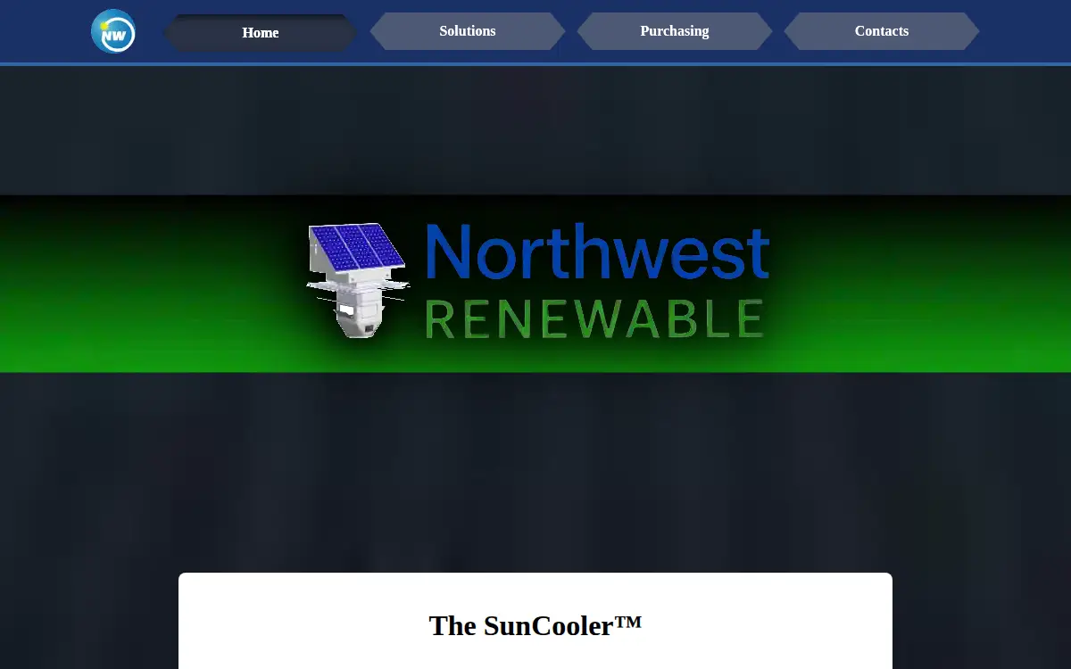 Homepage of North West Renewable Energy Corporation