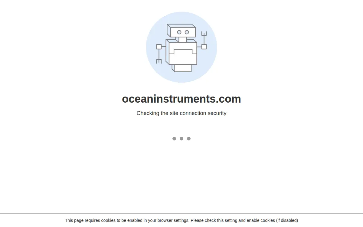 Homepage of Ocean Instruments of Washington, LLC