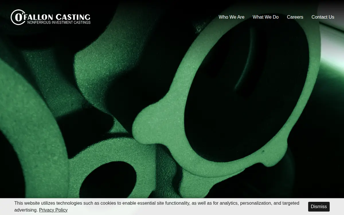 Homepage of O'fallon Casting, L.l.c.
