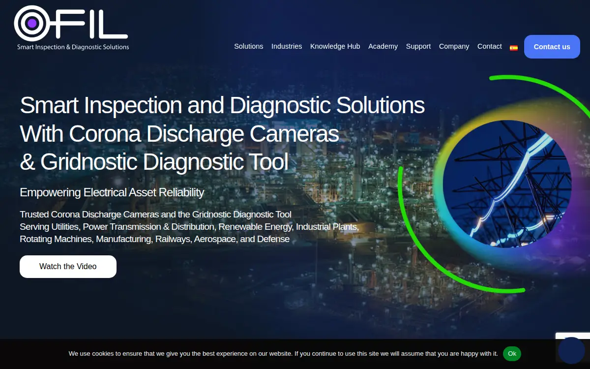 Homepage of Ofil USA LTD.