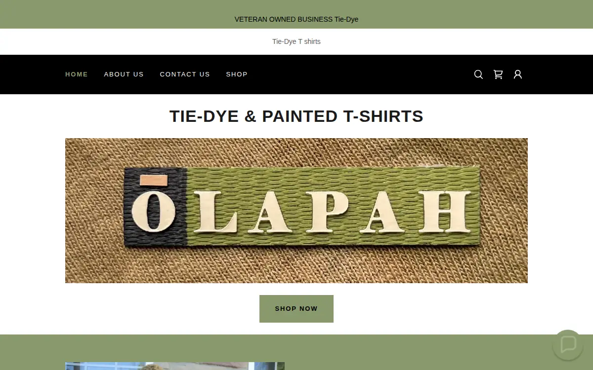 Homepage of Olapah LLC