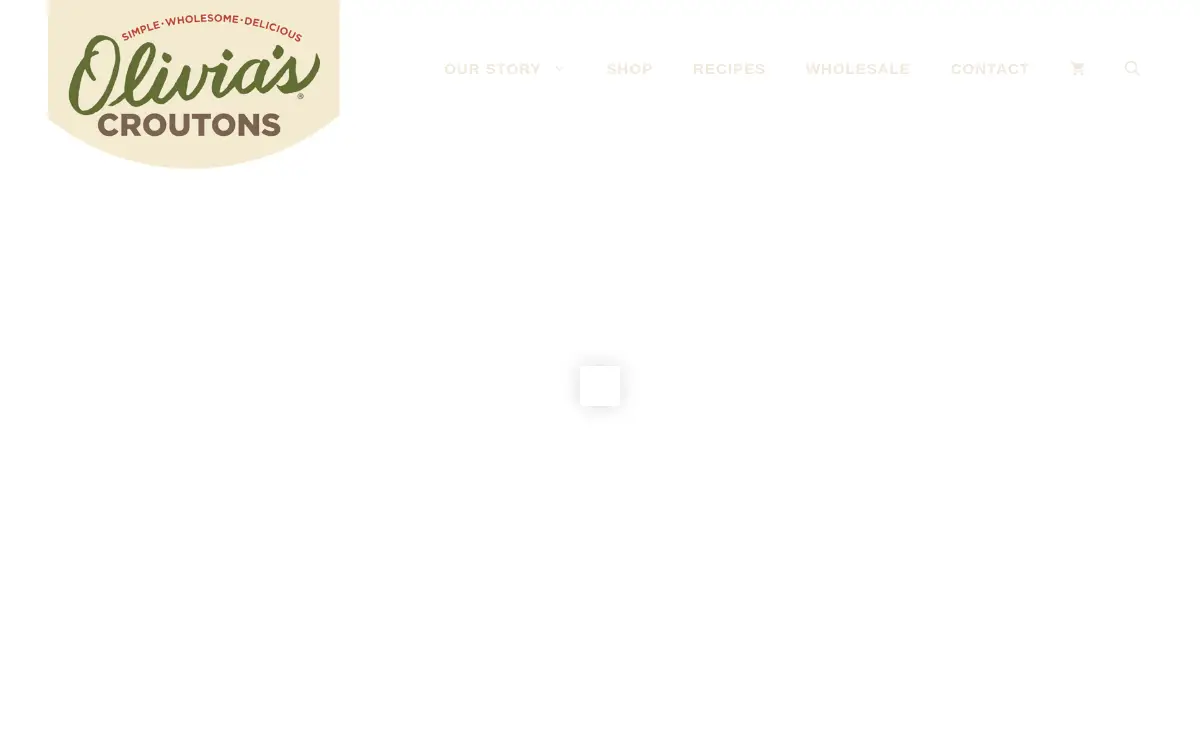 Homepage of Olivias Croutons CO INC