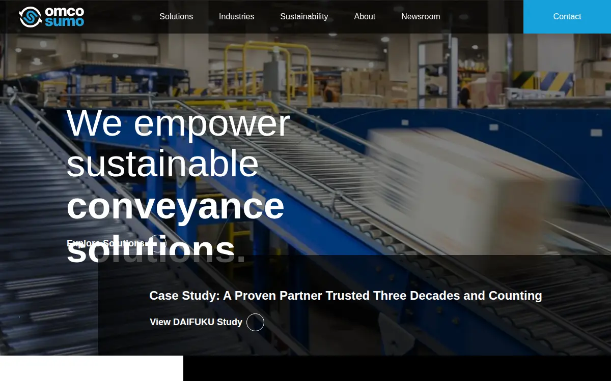 Homepage of Omco Sumo, INC