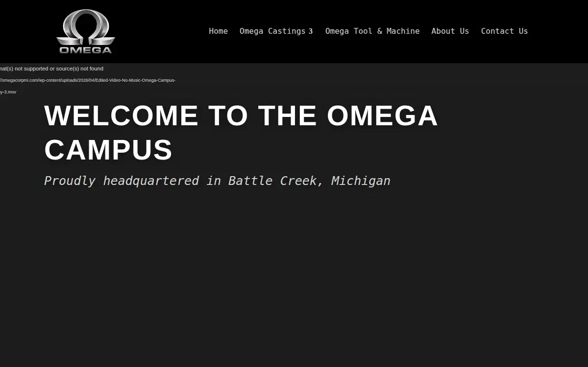 Homepage of Alpha Tool & Machine, LLC