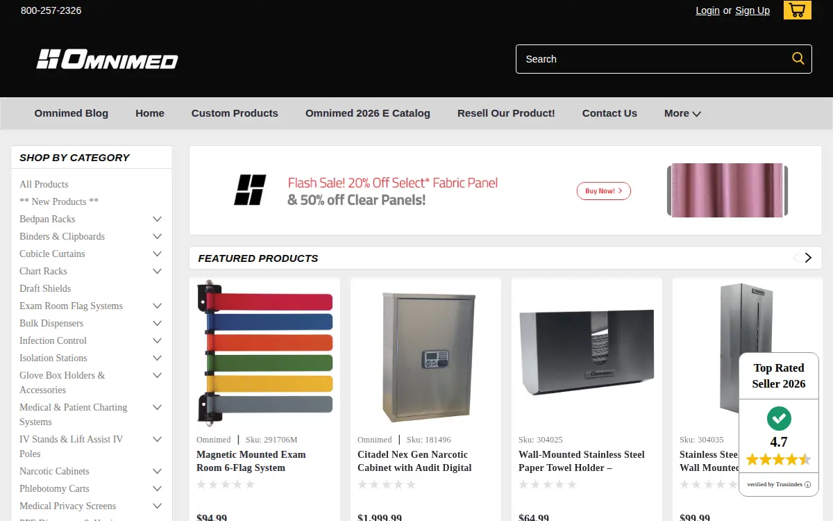 Homepage of Omnimed, INC.