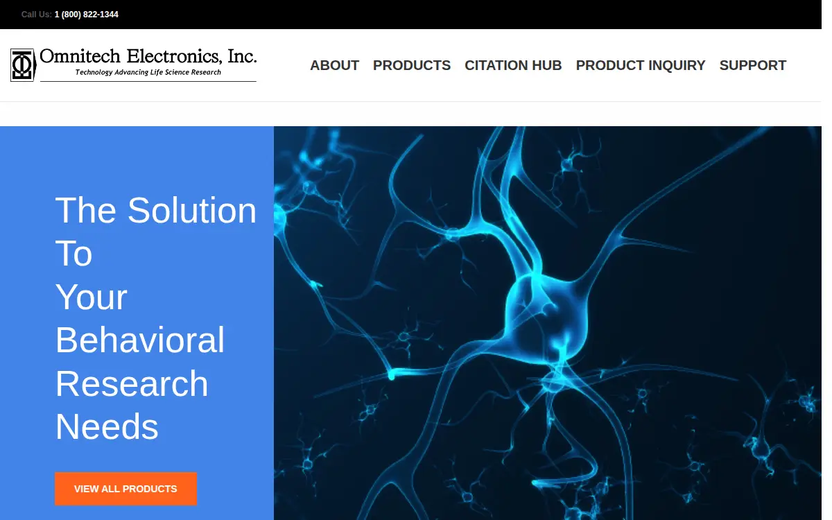 Homepage of Omnitech Electronics INC