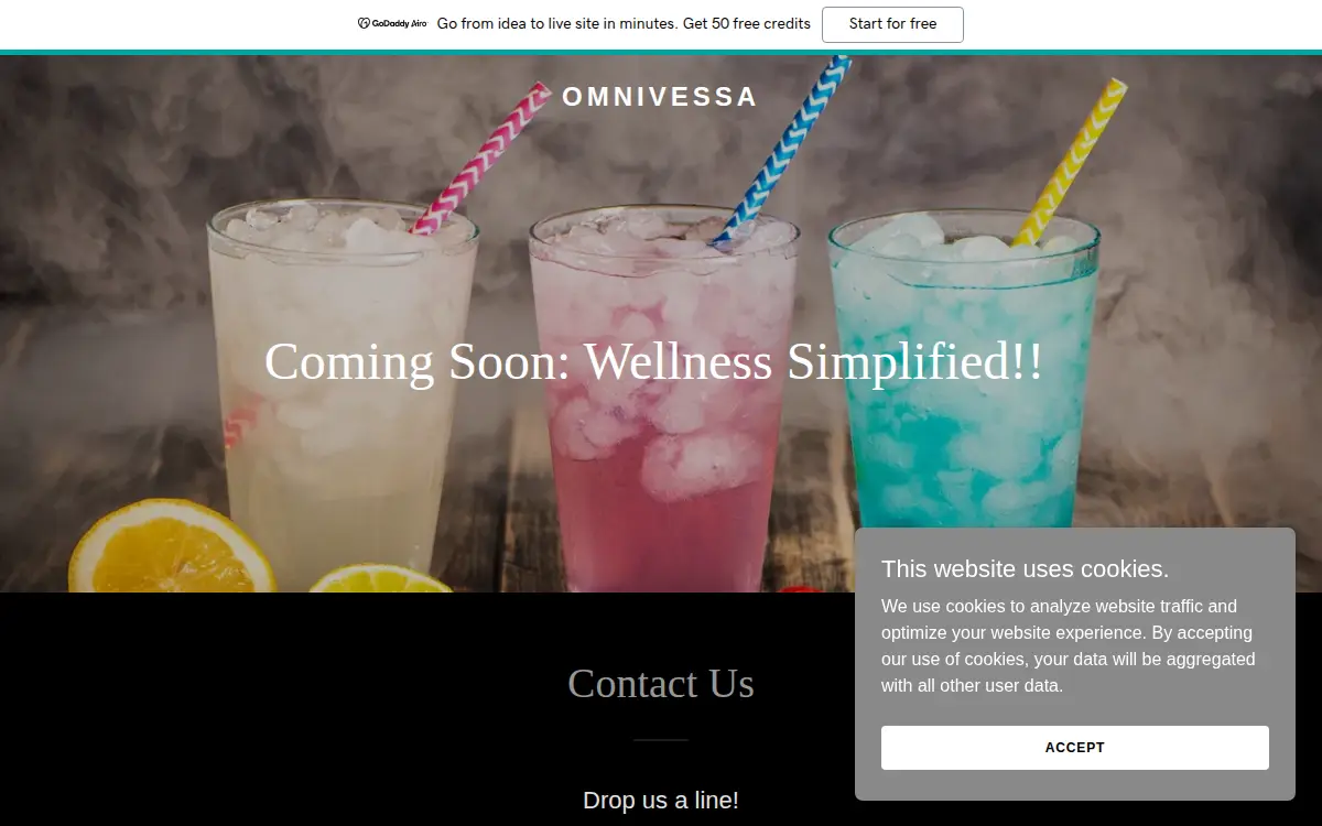 Homepage of Omnivessa, INC